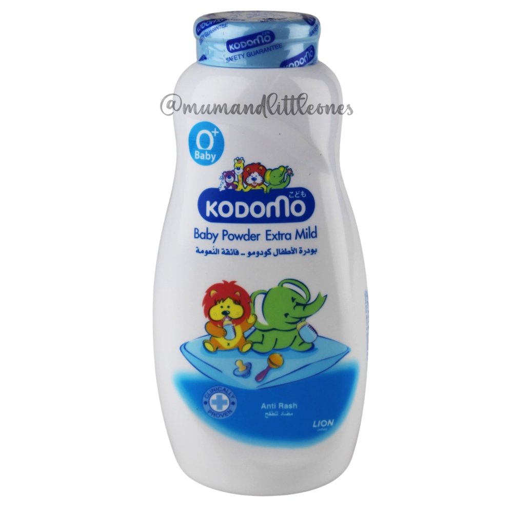 Kodomo Baby Powder Extra Mild Age 0+ 400ML