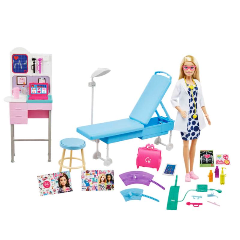Barbie Medical Doctor Doll And Playset