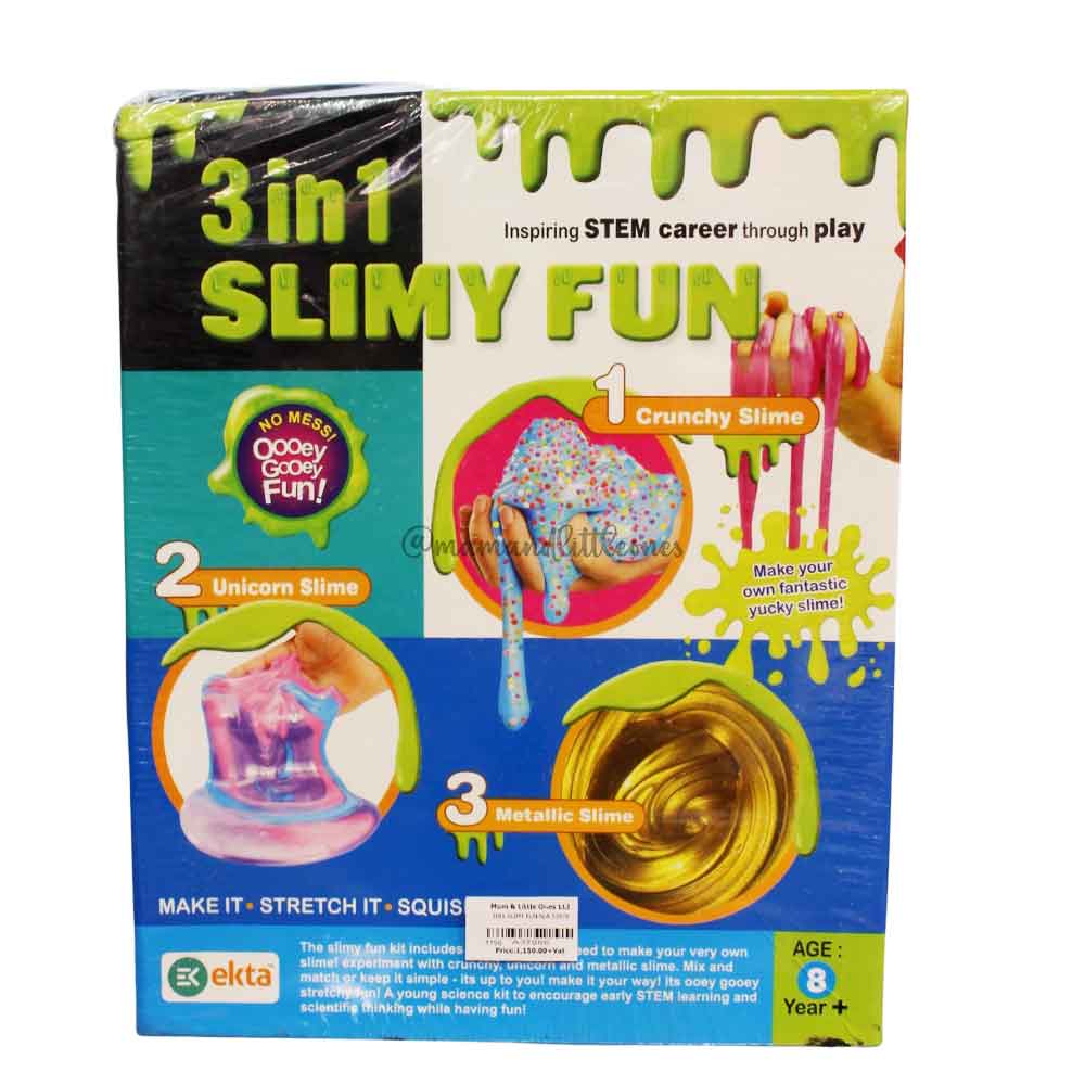 Ekta 3 In 1 Slime Age 8+