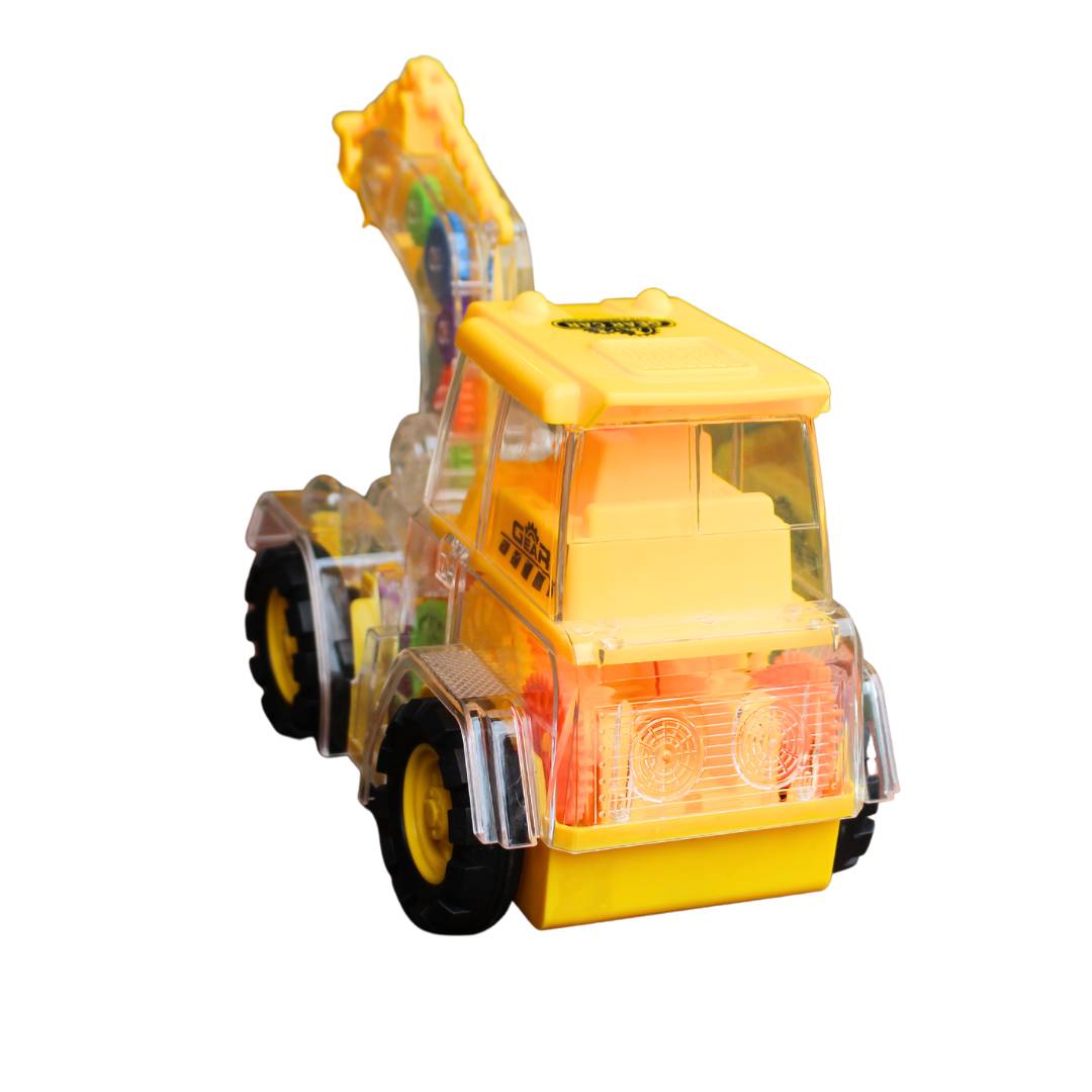 Clear Excavator, Music Lighting Construction Excavator Toy