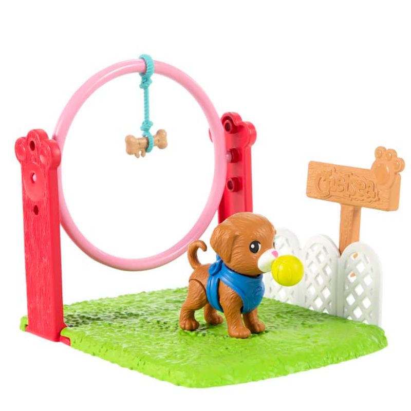 Barbie Chelsea Can Be Dog Trainer Playset With Blonde Chelsea Doll