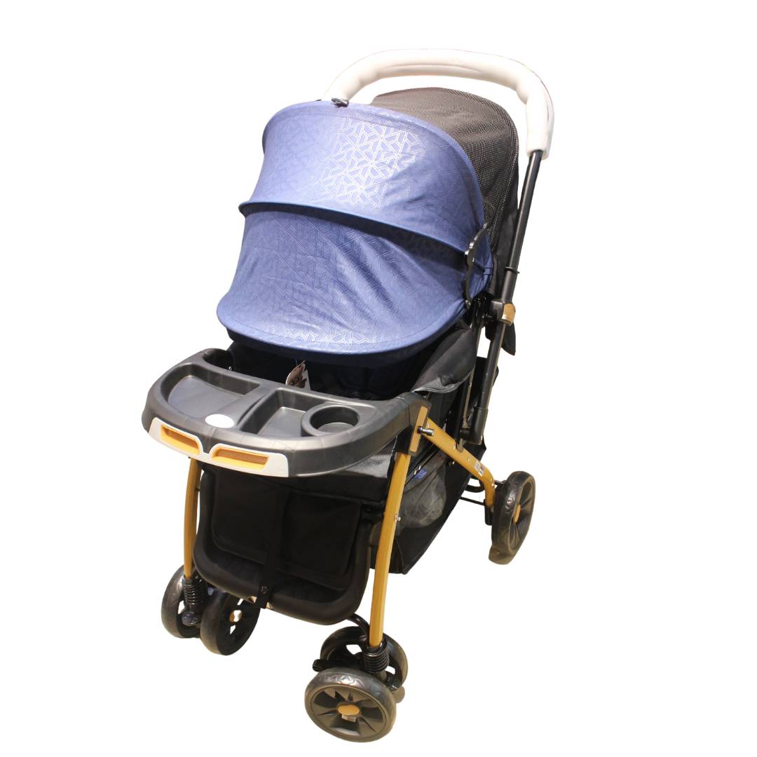 Exclusive Stroller Blue with Multi Function Feature