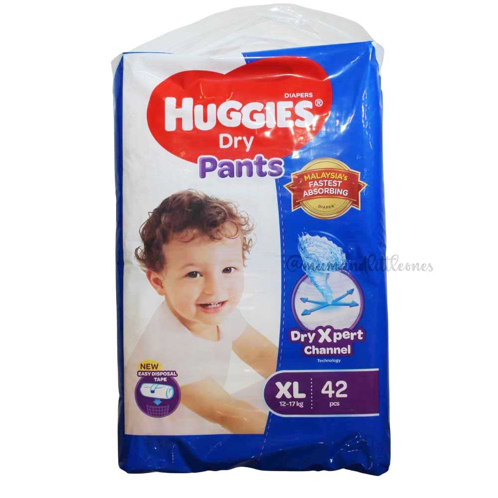 Huggies Dry Pants XL 42+ Pcs