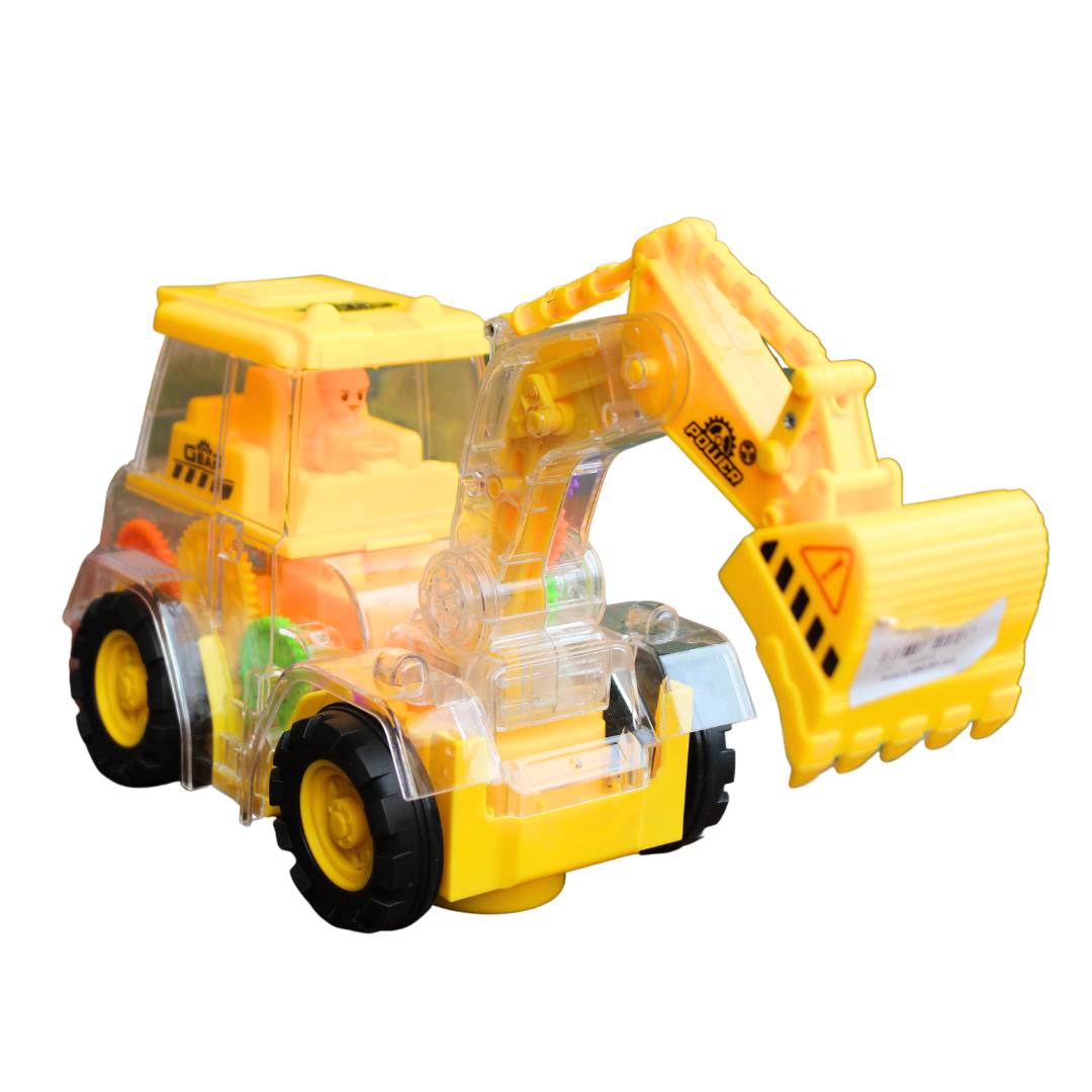 Clear Excavator, Music Lighting Construction Excavator Toy