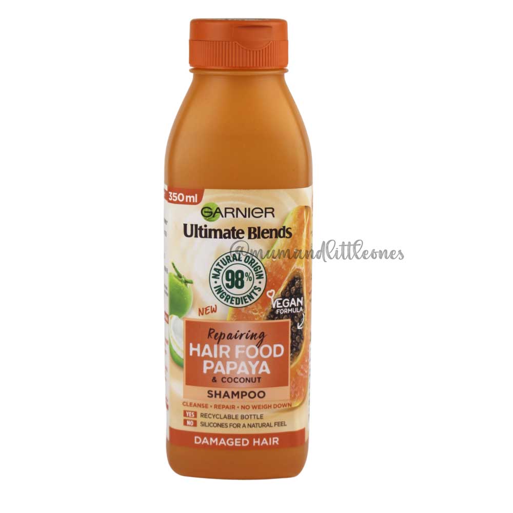 Garnier Ultimate Blends Reparing Hair Food Shampoo Papaya & Coconut