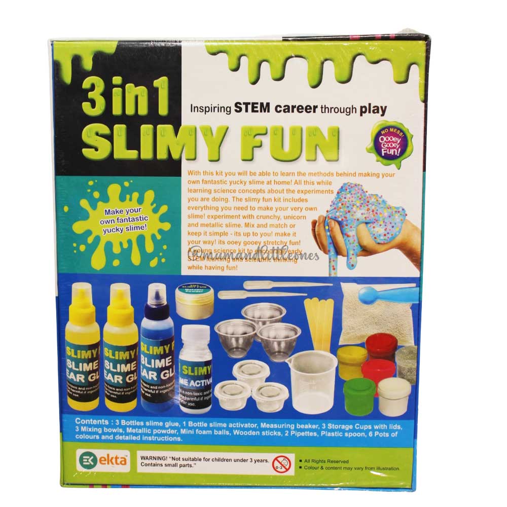 Ekta 3 In 1 Slime Age 8+
