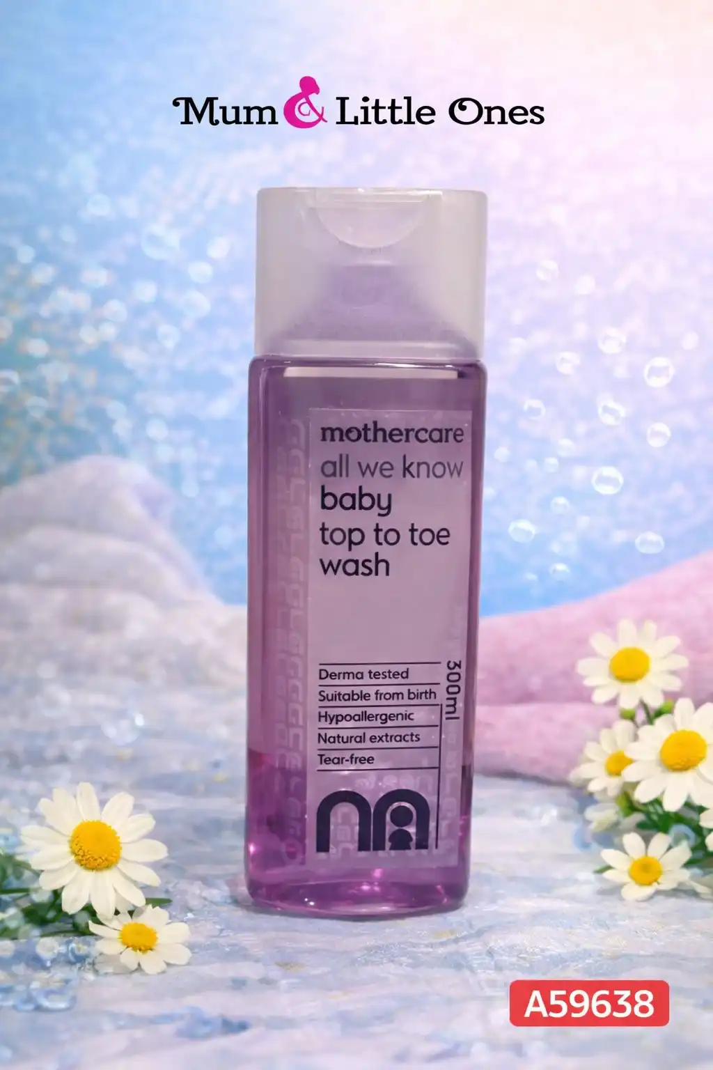 Mothercare All We Know Baby Top to Toe Wash 300ml – Gentle & Natural