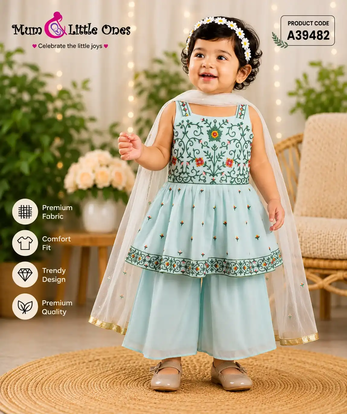 Minty Princess Dress-A39482