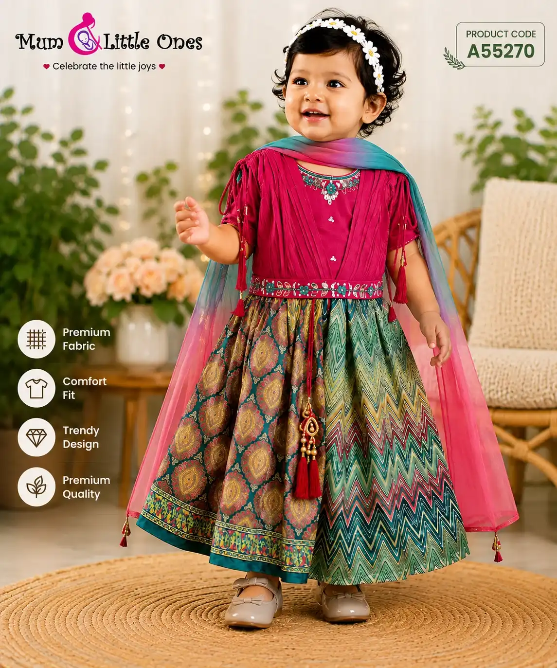 Pink Blossom Dress-A55270